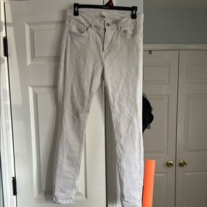 H&M white Denim Pants